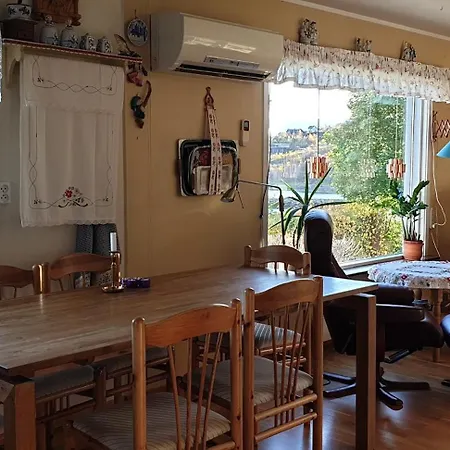 Traditional Located Close To Fjord Lyngseidet
