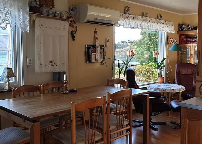 Traditional Located Close To Fjord Lyngseidet