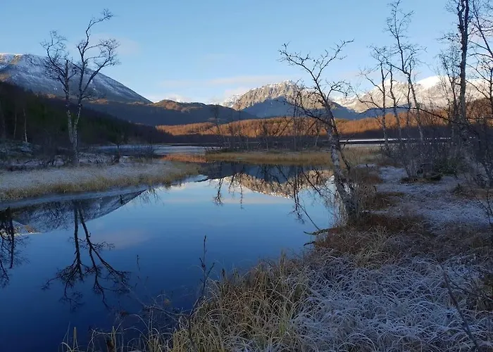 Traditional Located Close To Fjord Lyngseidet